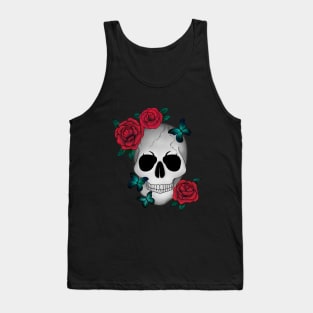 Halloween Skull art Tank Top